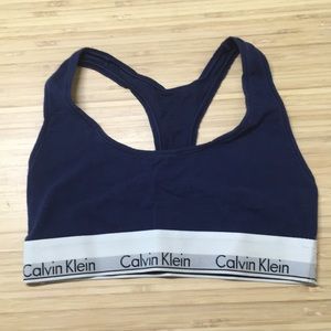 Calvin Klein Modern Navy Bralette Small